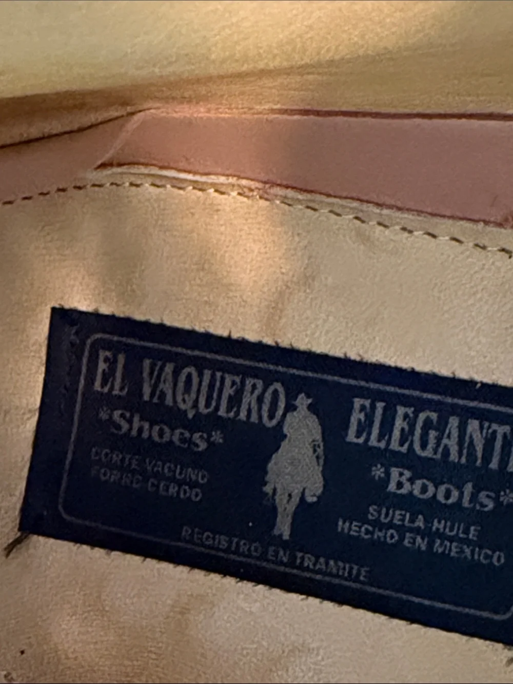 El Vaquero Elegante Men's Brown Leather Lace-Up Shoes
